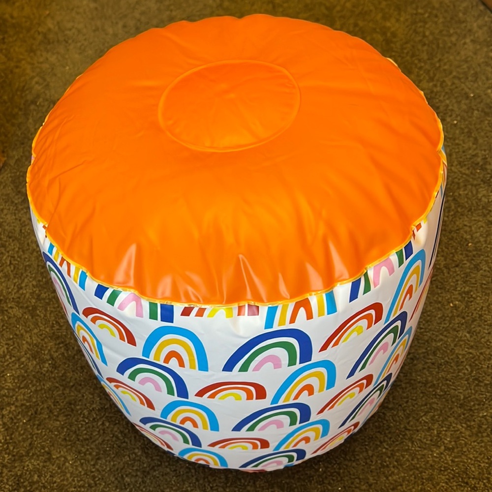 Inflatable stool